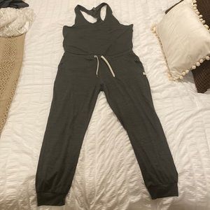 NEW Vuori jumpsuit, size small, grey